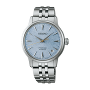 Seiko Presage Cocktail SRPL61J1 - bracciale e e cassa acciaio - quadrante azzurro con datario
